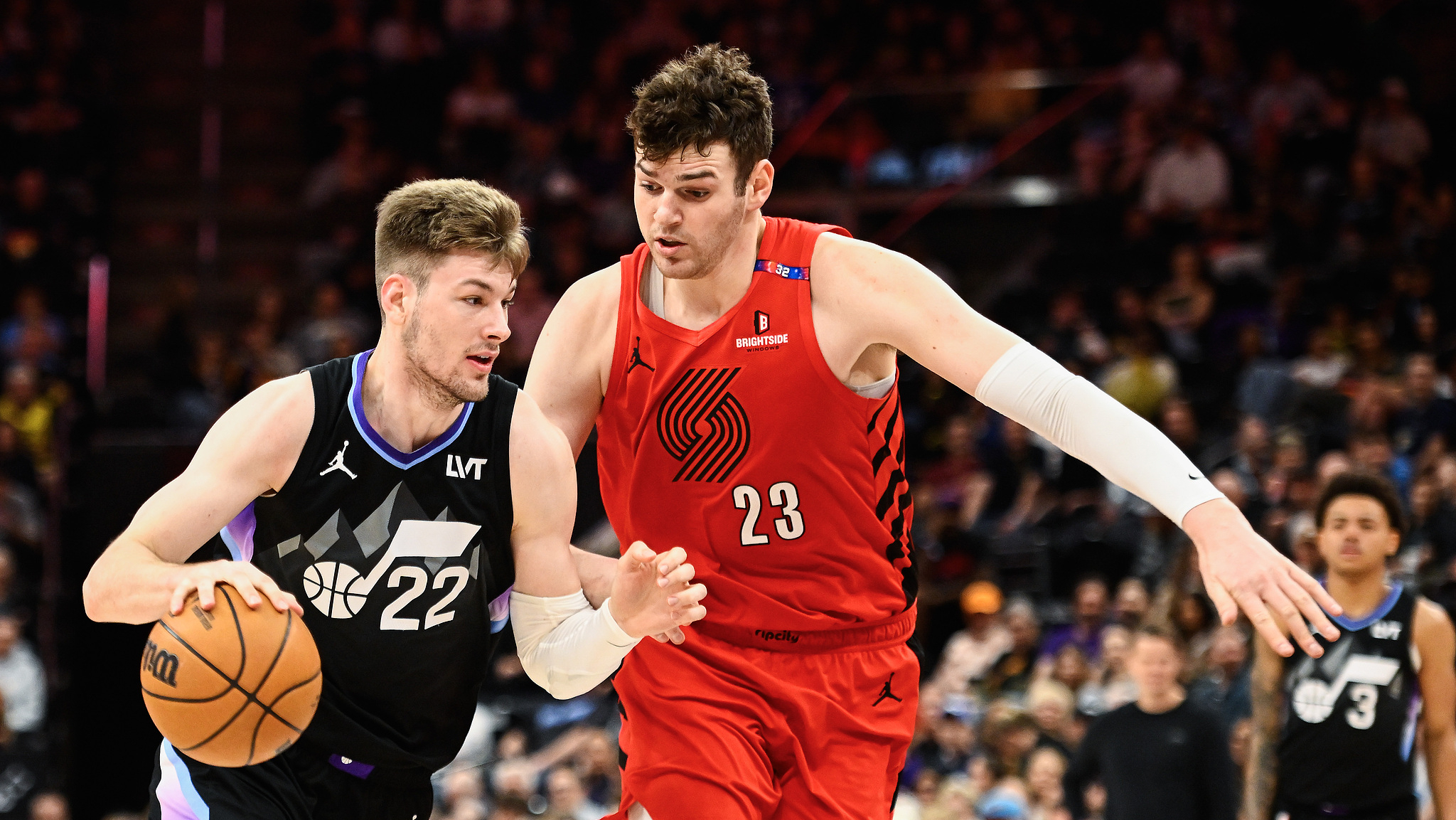 开拓者胜爵士,塔图姆贡献全场最高得分 开拓者胜爵士,塔图姆贡献全场最高得分